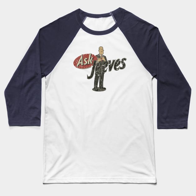 Ask Jeeves 1995 Baseball T-Shirt by JCD666